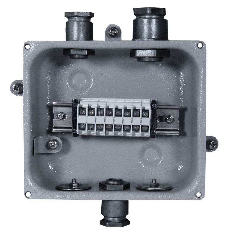 коробка клеммная кзнс-08 у2 8 зажимов ip65 (метал. вводы) электротехник et002543 от BTSprom.by