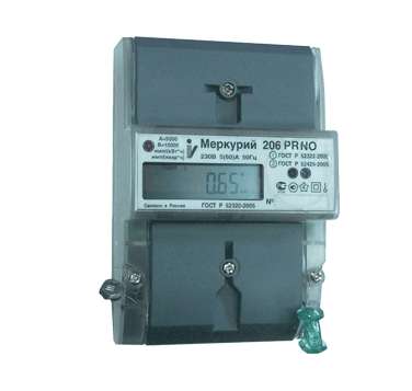 счетчик меркурий 206 prno 1ф 5-60а класс точн. 1.0/2.0 многотариф. оптопорт rs-485 на din-рейку жки моск. вр. инкотекс м0000052520 от BTSprom.by