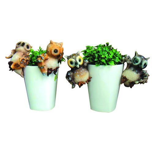 подвеска декоративная сова grhp4-14-1 12.8х8х14см green apple б0048726 от BTSprom.by