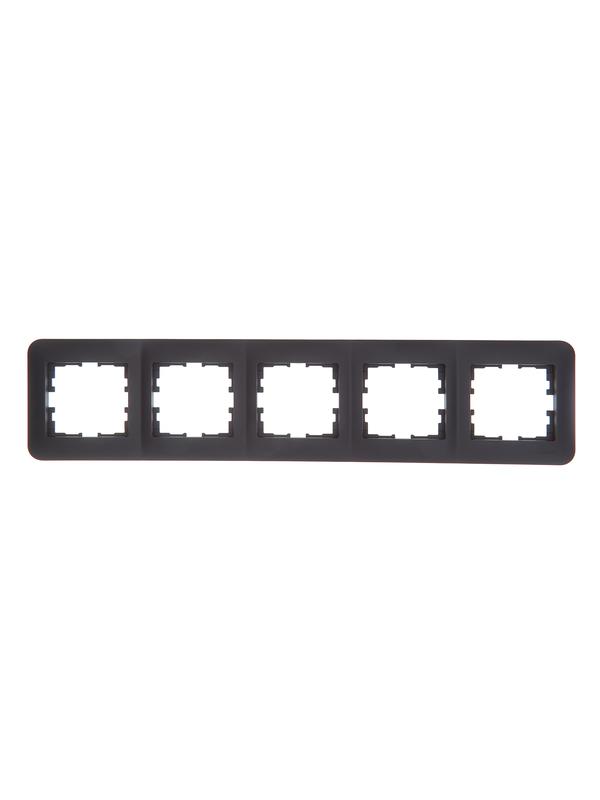 рамка 5-м asti горизонт. черн. бархат lezard 7081-4200-150 от BTSprom.by