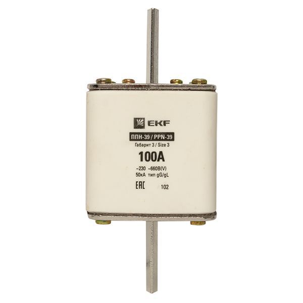  Вставка плавкая ППН-39 630/100А габарит 3 PROxima EKF fus-39/630/100 фото в каталоге от BTSprom.by