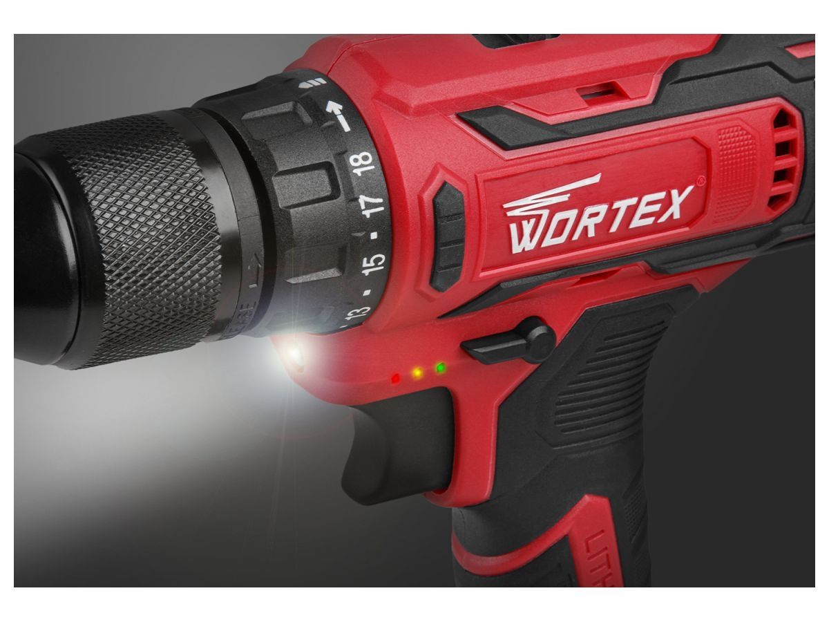  Аккум. дрель-шуруповерт WORTEX BD 1820-1 Li в чем. ALL1 XLT 18 В, 30 Н*м, 2х2 А*ч, БЗП(мет.) 13 мм (шурупы до 8 мм) 0329209 фото в каталоге от BTSprom.by