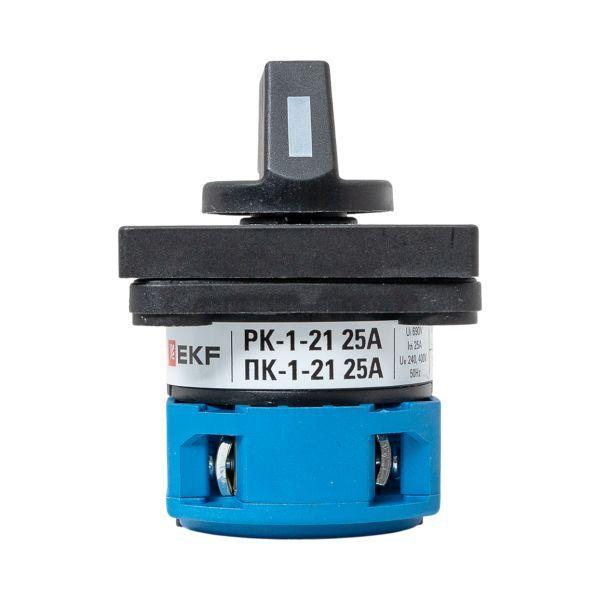  Переключатель кулачковый ПК-1-21 1П 25А "1-0-2" EKF pk-1-21-25 фото в каталоге от BTSprom.by