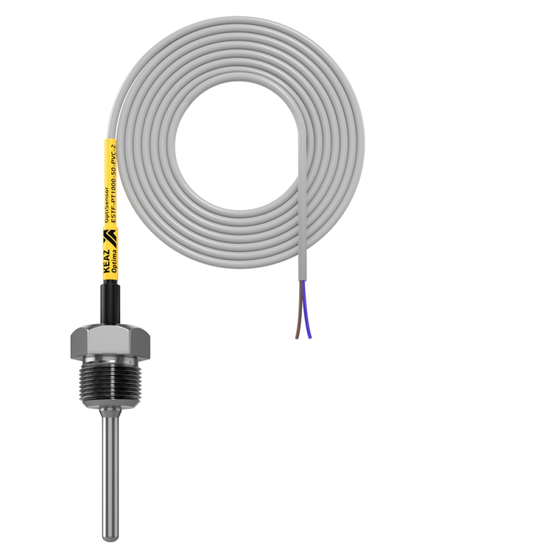 датчик температуры погружной optisensor estf-pt1000-50-pvc-2 кэаз 285967 от BTSprom.by