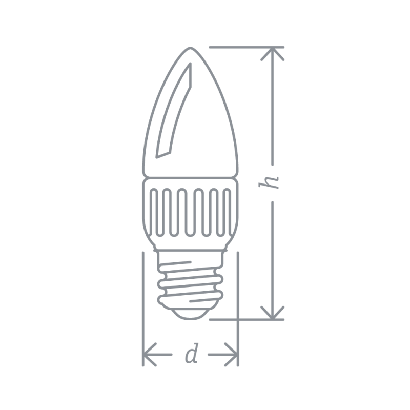 Лампа светодиодная 61 240 NLL-C37-7-230-6.5K-E14-FR 7Вт свеча матовая 6500К холод. бел. E14 595лм 176-264В Navigator 61240 фото в каталоге от BTSprom.by