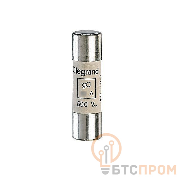 Вставка плавкая тип gG 14х51 6А 500В с бойком Leg 014510 фото в каталоге от BTSprom.by  Вставка плавкая тип gG 14х51 6А 500В с бойком Leg 014510 фото в каталоге от BTSprom.by