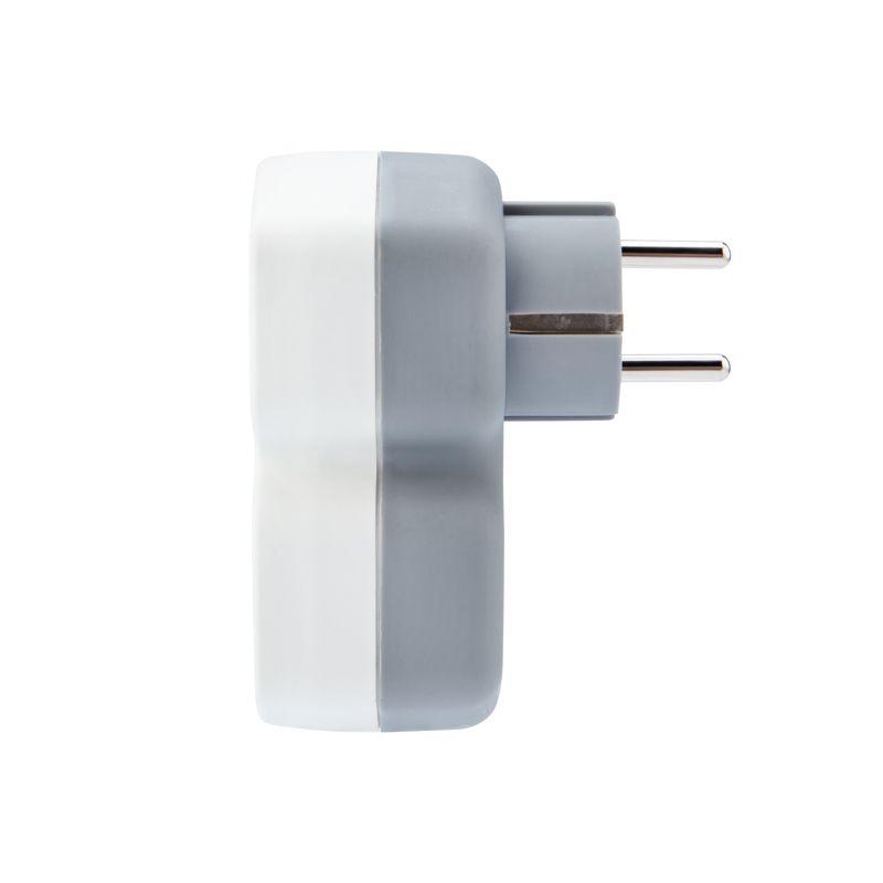  Разветвитель 2-м с заземл. 16А IP20 защ. шторки бел. Rexant 11-1087 фото в каталоге от BTSprom.by