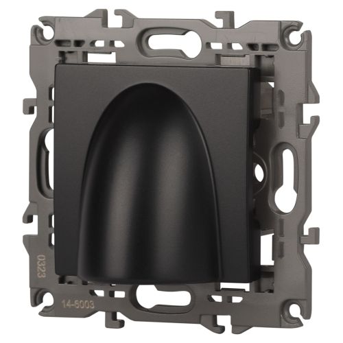  Вывод кабеля Elegance 14-6003-05 антрацит ЭРА Б0051069 фото в каталоге от BTSprom.by