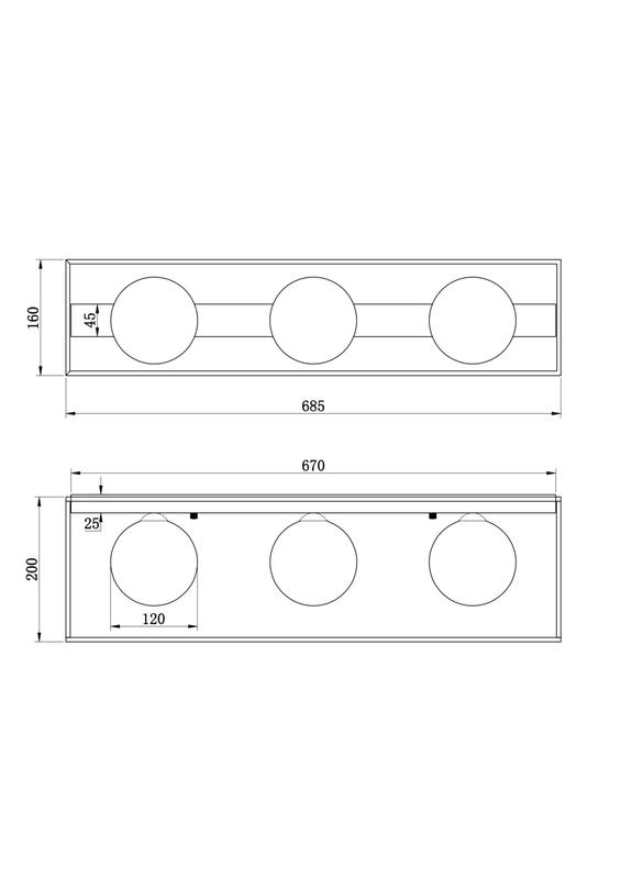  Светильник Trinity 25Вт G9х3 IP20 потолочн. Freya FR5113CL-03G фото в каталоге от BTSprom.by