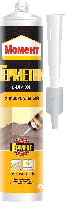 герметик силиконовый "момент" универс. 280мл прозр. момент б0035771 от BTSprom.by