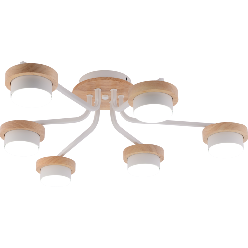 люстра lois 3186-306 6хgx53 15вт модерн rivoli б0070179 от BTSprom.by