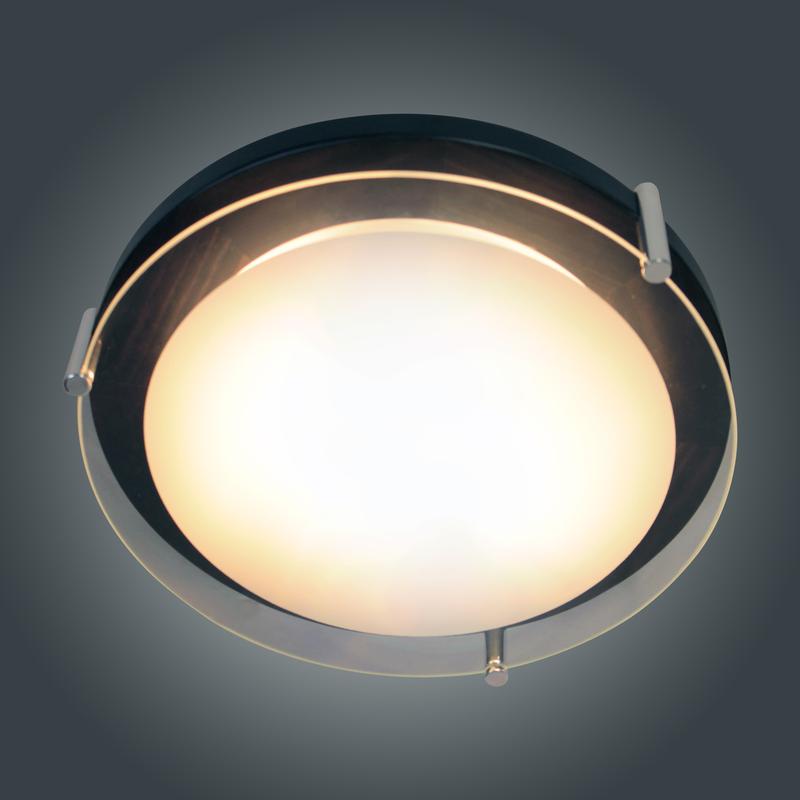  Светильник НПБ 09-2х40-002 "Полесье" 300 М95 бел. /корпус венге /держатель хром (инд. упак.) Элетех 1005205892 фото в каталоге от BTSprom.by