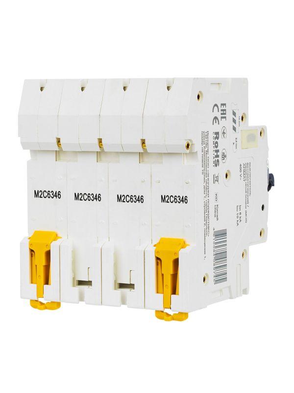  Выключатель автоматический модульный 4п C 63А M06N ARMAT IEK AR-M06N-4-C063 фото в каталоге от BTSprom.by