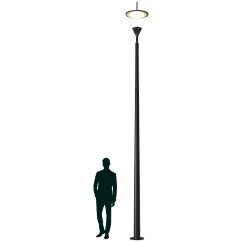 светильник apex led 40 sk 3000k pole 5m ral9005 ст 4732000080 от BTSprom.by