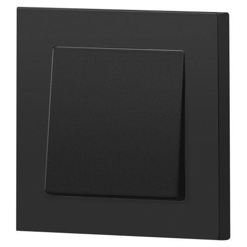  Кнопка Accent 6-109-05 10А-250В IP20 СУ антрацит Intro Б0063612 фото в каталоге от BTSprom.by