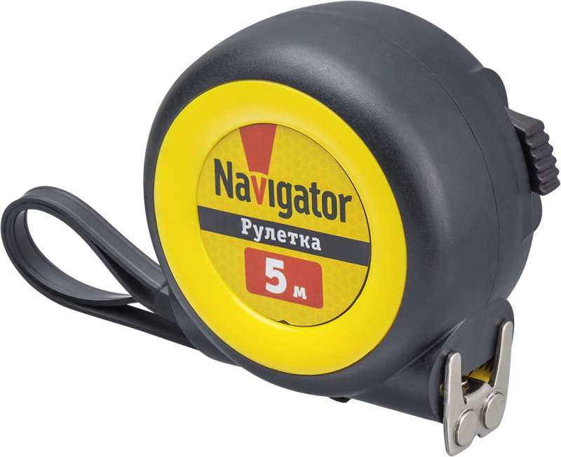 рулетка 80 258 nmt-ru01-a-5-19 автостоп 5мх19мм navigator 80258 от BTSprom.by