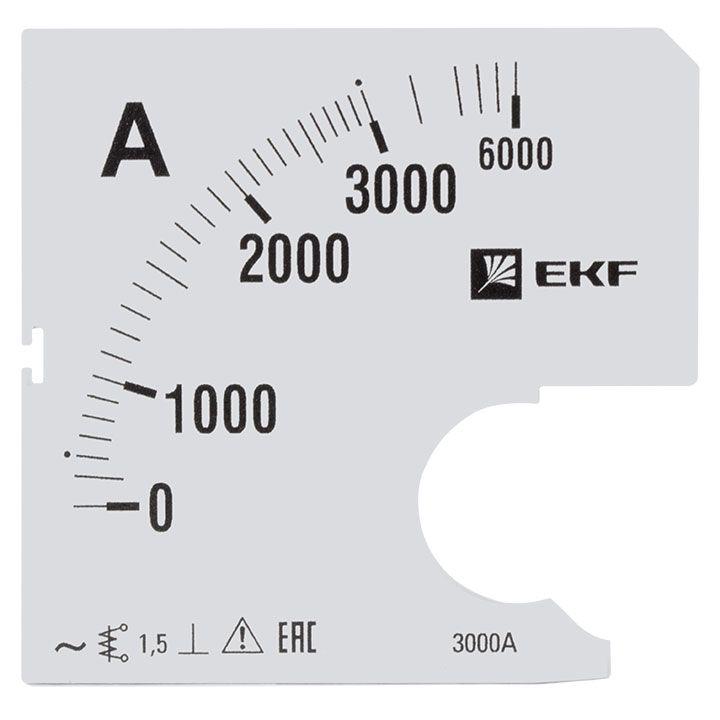 шкала сменная для a961 3000/5а-1.5 proxima ekf s-a961-3000 от BTSprom.by