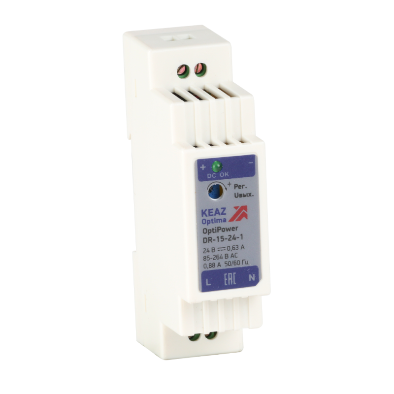 блок питания optipower dr-15-24-1 кэаз 284543 от BTSprom.by
