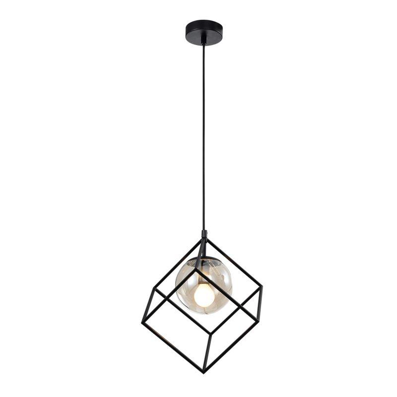 светильник (подвес) moon 5145-201 1хе14 40вт лофт-кантри подвесной потолочный черн. rivoli б0054981 от BTSprom.by