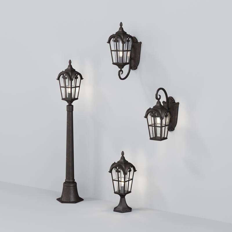  Светильник Albion 1х60Вт E27 IP44 ландшафтный Maytoni O413FL-01BZ фото в каталоге от BTSprom.by