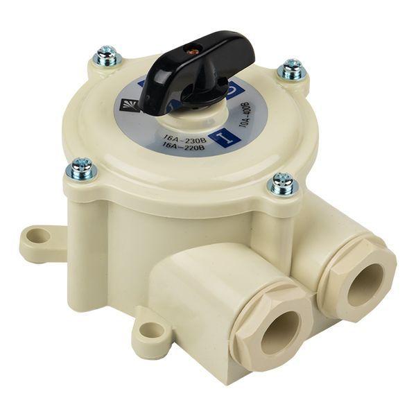  Переключатель пакетный 1-кл. 16А IP56 ПП 2-16/Н2 М2 пл. беж. EKF pp-2-16-4 фото в каталоге от BTSprom.by