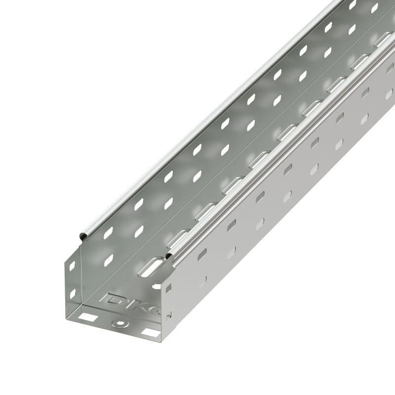 Лоток листовой перфорированный 100х80 L3000 сталь 0.7мм цинк-ламель DKC 35302ZL от BTSprom.by