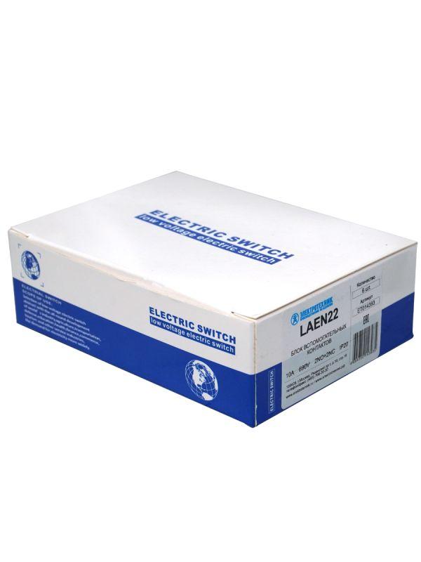  Блок вспомогательных контактов LAEN22 2НО+2НЗ Электротехник ET014393 фото в каталоге от BTSprom.by