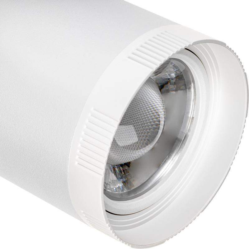  Светильник трековый светодиодный ARTLINE поворотный 70х70х150мм 20Вт 1530Лм 4000К 230В алюм. 10кв.м бел. Ritter 59738 8 фото в каталоге от BTSprom.by