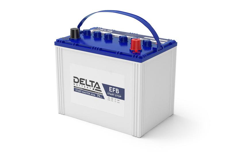 аккумулятор 12в 65а.ч start master 65 ah efb asia delta 3401010420016 от BTSprom.by