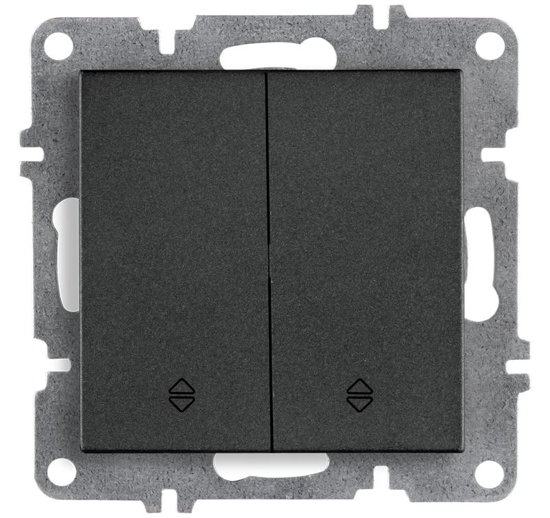 выключатель проходной 2-кл. lavin/karen механизм графит arvia 50 04 2000 211 от BTSprom.by