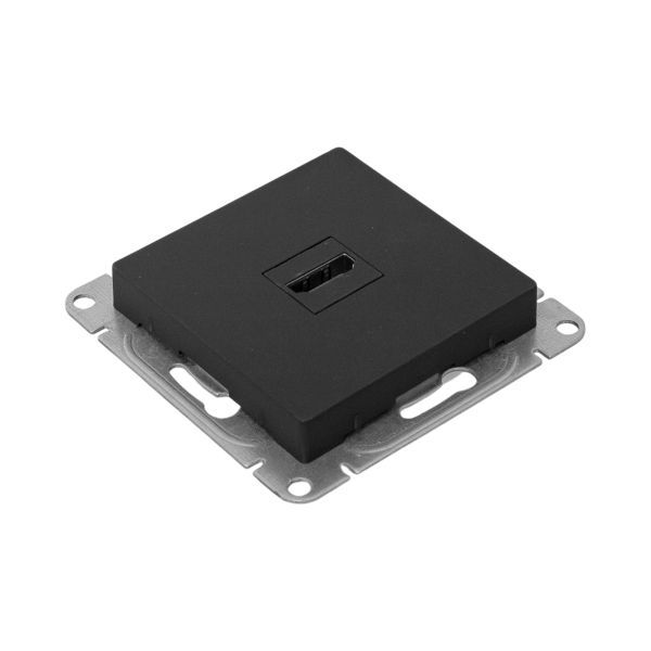  Розетка СП Эпика HDMI механизм черн. EKF UP1-SOB-HDMI фото в каталоге от BTSprom.by