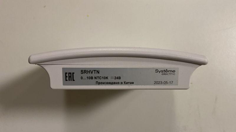  Датчик влажности и температуры комнатный 0-10В NTC10K 24В SE SRHVTN фото в каталоге от BTSprom.by
