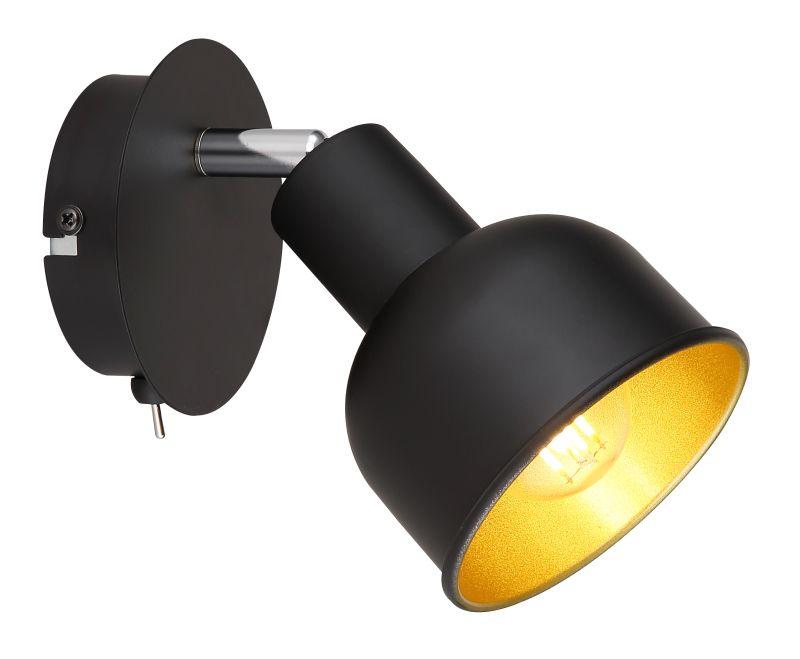 светильник настенно-потолочный спот jessica 7050-701 1хe14 40вт поворотный с выключателем rivoli б0054671 от BTSprom.by