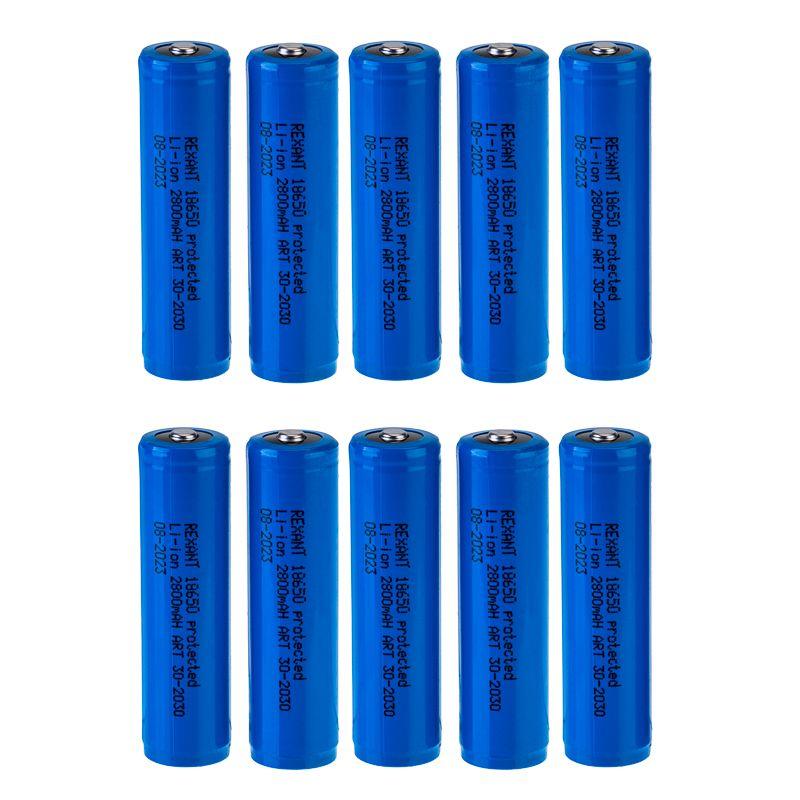  Аккумулятор Li-ion 18650 3.7В 2800мА.ч protected с защитой Rexant 30-2030 фото в каталоге от BTSprom.by