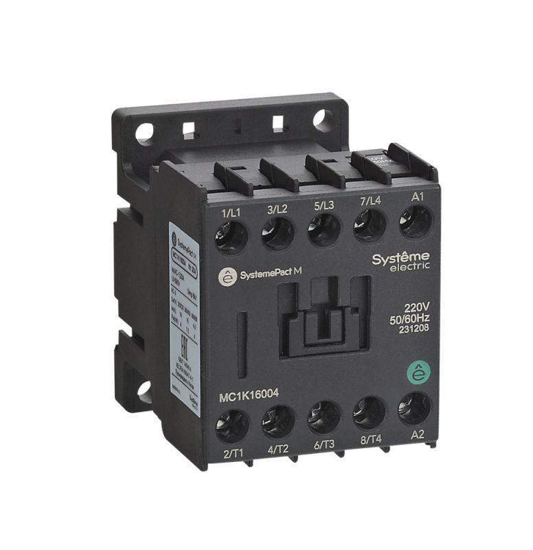 контактор mc1k 4p(2но+2нз) 16а ac 110в 50/60гц se mc1k16008f7 от BTSprom.by