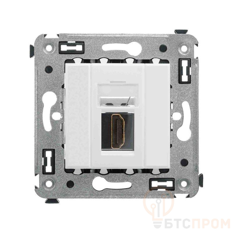 Розетка HDMI 1-м СП Avanti "Белое облако" тип А-А DKC 4400253 фото в каталоге от BTSprom.by  Розетка HDMI 1-м СП Avanti "Белое облако" тип А-А DKC 4400253 фото в каталоге от BTSprom.by