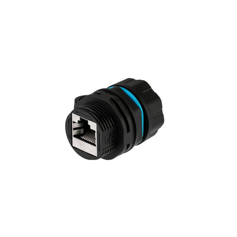 модуль соединительный индустриальный rj-45(8p8c) ftp кат. 6 ip68 с защитным колпачком для кабеля rexant 02-0285 от BTSprom.by