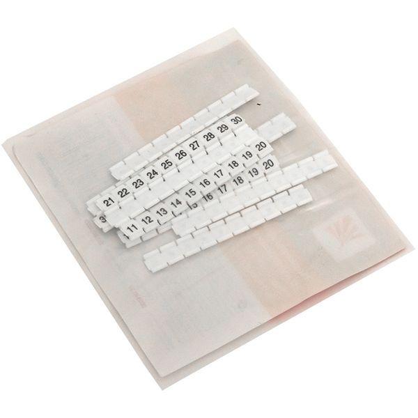  Маркеры для ST/Push-in 2.5 с нумерацией 1-50 для крепления сбоку (уп.100шт) EKF zb-st-2.5-nlpe-1-50 фото в каталоге от BTSprom.by