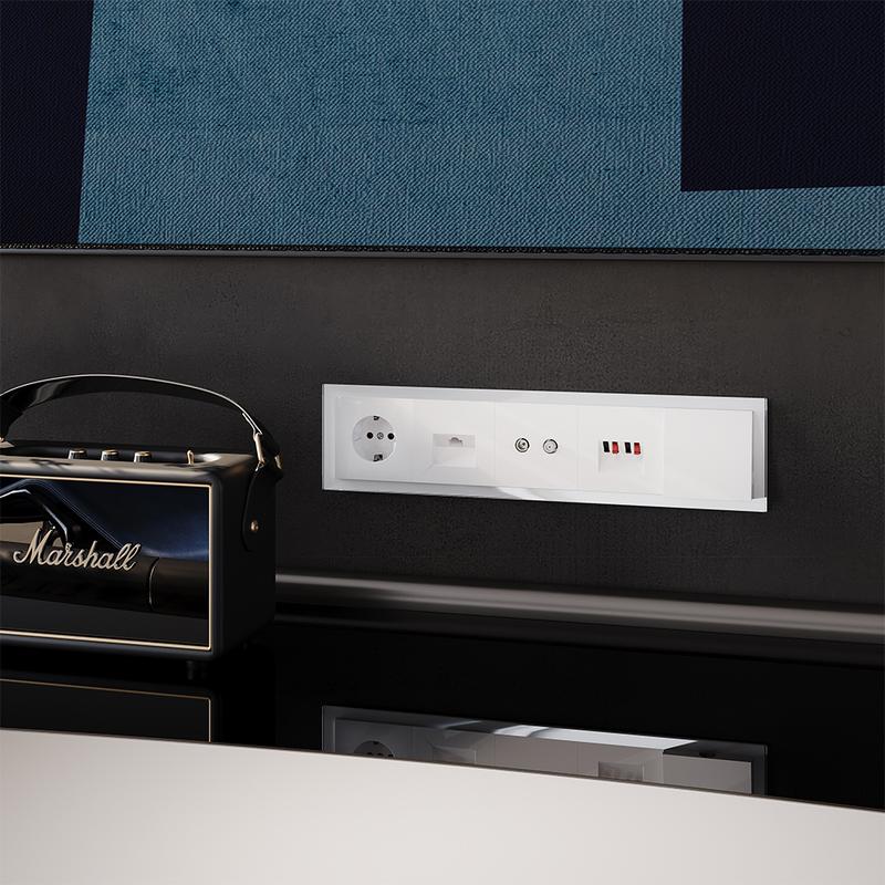  Рамка 5-м S70 стеклян. бел. Voltum VLS110501 фото в каталоге от BTSprom.by