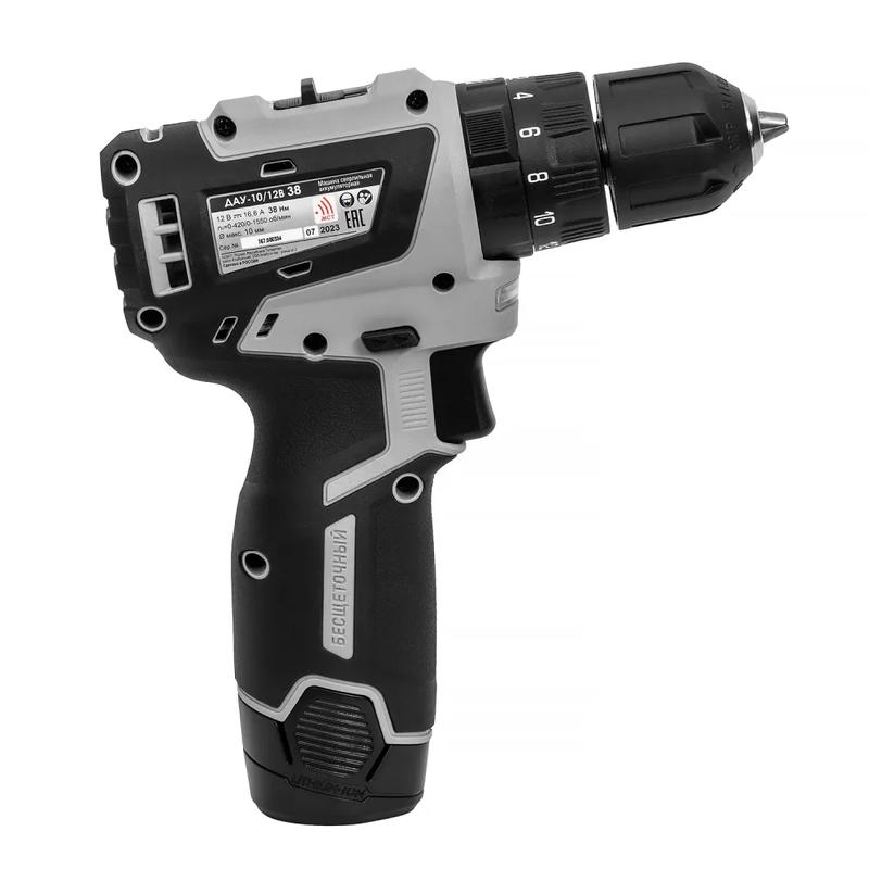 Дрель-шуруповерт аккумуляторная удар. бесщеточн. ДАУ-10/12В 38 МиниМАКС (Li-ion кейс 2 аккум. 25 А.ч ЗУ) ИНТЕРСКОЛ 767.2.2.45 фото в каталоге от BTSprom.by