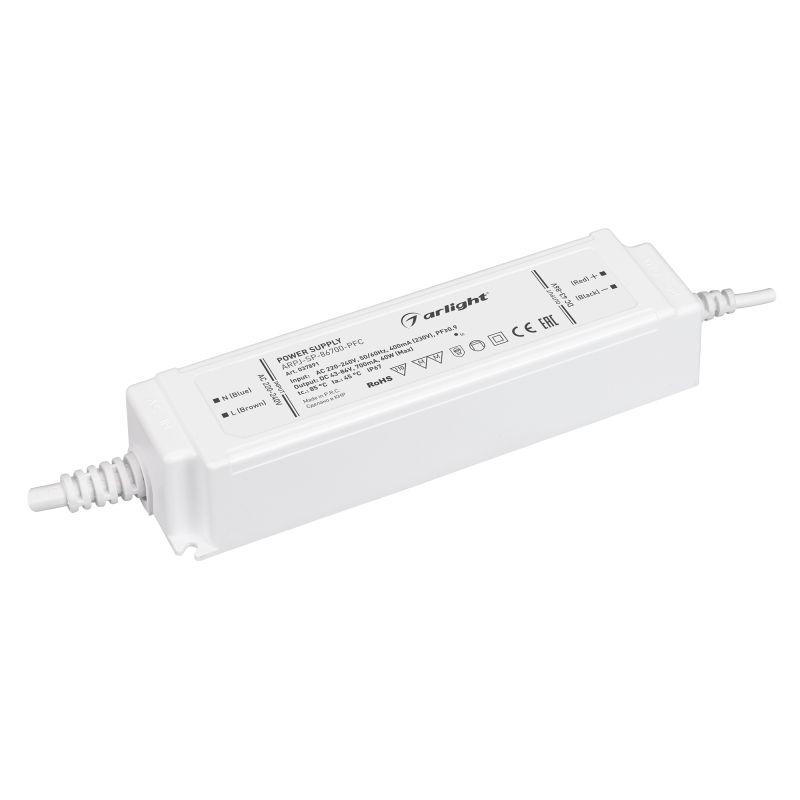 блок питания arpj-sp-86700-pfc 60вт 43-86в 0.7а ip67 пластик arlight 037891 от BTSprom.by