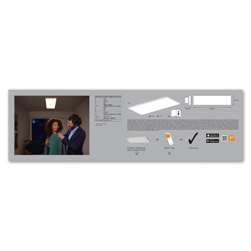 светильник светодиодный smart wifi planon frameless 40x10tw ledvance 4058075484634 от BTSprom.by