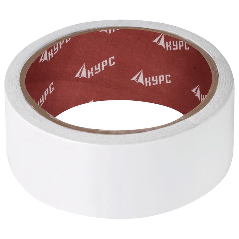 лента клейкая двусторонняя прозрачная бумажная 48ммх10м курс 11838 от BTSprom.by