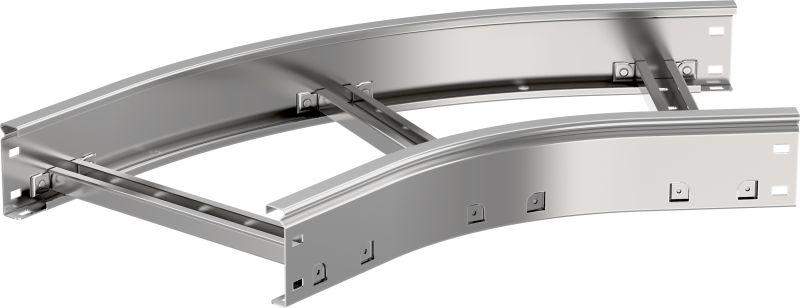 Угол для лотка 45град. 400х80 R300 LESTA IEK CPG04-4-45-080-400 от BTSprom.by