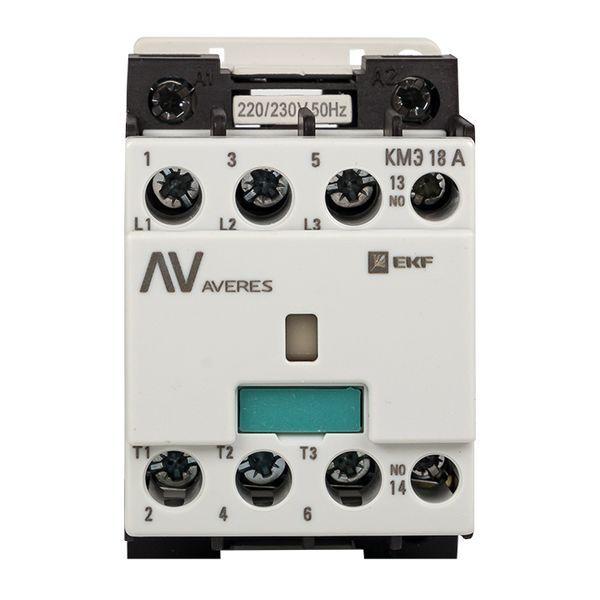  Контактор КМЭ 18А кат. 400В AC 1НЗ AVERES EKF ctr-s-18-01-400-av фото в каталоге от BTSprom.by