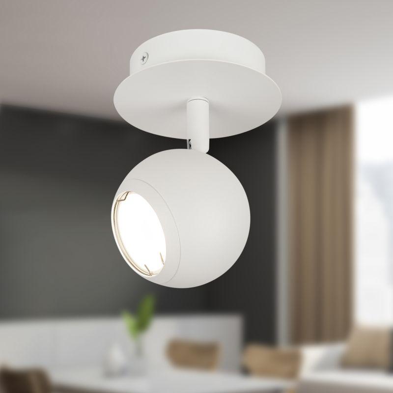 светильник ol36 wh mr16 gu10 ip20 настенно-потолочный спот бел. эра б0056369 от BTSprom.by