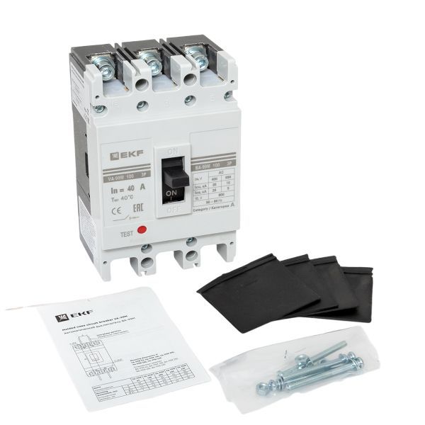  Выключатель автоматический 3п 100/40А 35кА ВА-99М PROxima EKF mccb99-100-40m фото в каталоге от BTSprom.by