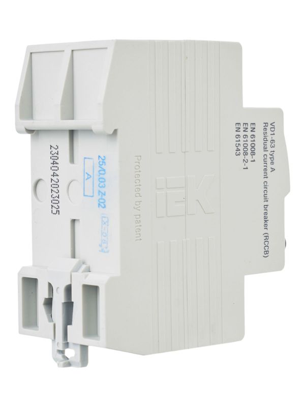  Выключатель дифференциального тока (УЗО) 2п 25А 30мА тип A ВД1-63 KARAT IEK MDV11-2-025-030 фото в каталоге от BTSprom.by