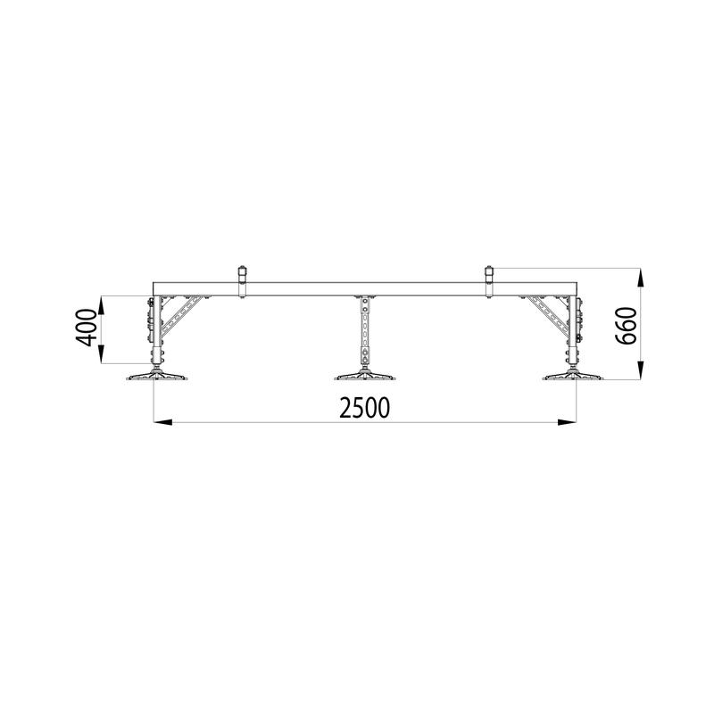  Конструкция опорная для установки оборудования TECHNORAPTOR FOOT 2500х4000 HD КМ TR0258 фото в каталоге от BTSprom.by
