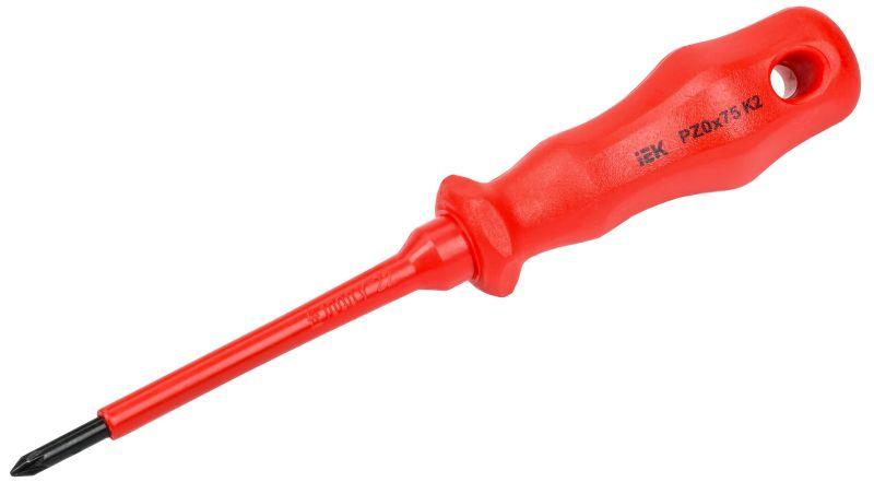 отвертка диэлектрическая крестовая pz0х75 k2 k2 1000в arma2l 3 iek a2l3-sc30-k2-pz-00-075 от BTSprom.by